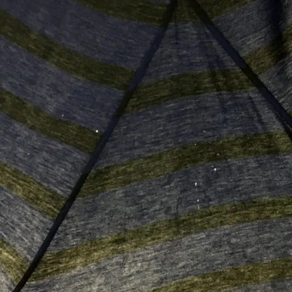 A.L.C. Cutout Dress Long Sleeve Blue Striped T Shirt Crewneck Size S - Picture 10 of 11